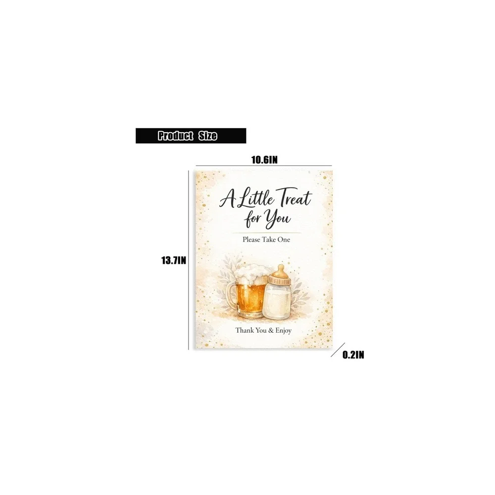 Baby Shower Table Signs 2pc Coffee Bar‎ Brewing A Little Treat For You Decor